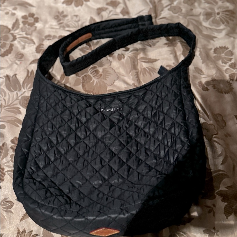 MZ Wallace Parker Crossbody Bag Black
